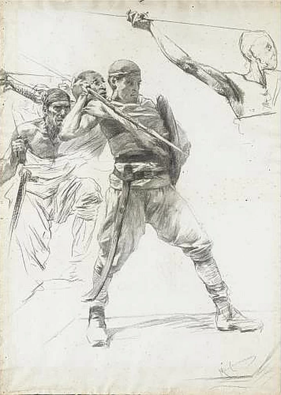 Studio per la battaglia di dogali